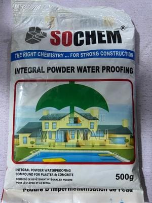 Hydrofuges en poudre 500g 1 sachet : 1 paquet de ciment